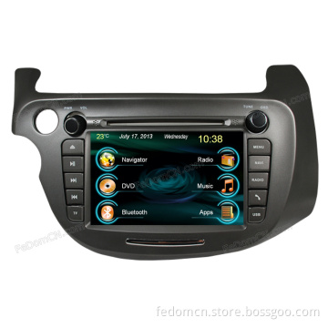 7 Inch TFT LCD Touch Screen Car DVD GPS Navigation System for Honda Fit with Bluetooth+Radio+iPod+Video